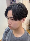 センターパート/ニュアンスパーマ/フェザー/メンズ/柏/柏駅