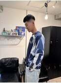 メンズ刈上げ短髪フェードスキンフェードバーバークロップ
