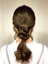 ヘアメイクHY(hair make HY)&nbsp;編み下ろしスタイル