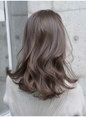 透明感カラー×アッシュグレージュ