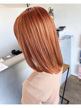 アーブル ヘアーアンドメイク(ARBRE) ダブルカラー髪質改善トリートメントオレンジヘアー