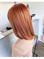 アーブル ヘアーアンドメイク(ARBRE) ダブルカラー髪質改善トリートメントオレンジヘアー