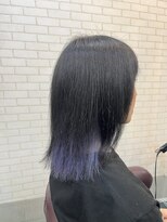 テーラヘアー 瑞江店(TELAHAIR)&nbsp;インナー寒色系パープル【TELA HAIR 瑞江】