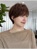 30代40代50代絶壁解消前髪あり小顔前下がり大人ショートボブNAYU