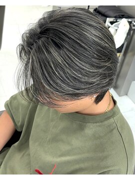 イーラ 2d(era) センターパート/メッシュ/刈り上げ/ウルフ/メンズ/眉毛