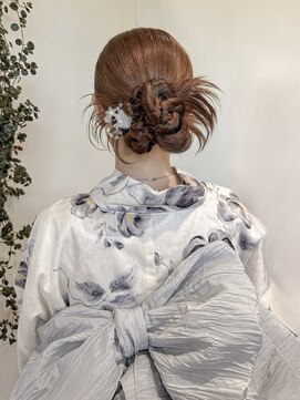 ゼスト 中野店(ZEST) 【ZEST中野/chihiro】浴衣アレンジ★一癖可愛いカチモリヘア