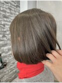 ブリーチなし!アッシュグレージュ