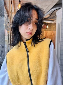 ヒュージ 三軒茶屋(huge) ニュアンスパーマ/レイヤーカット/大人かわいい/レイヤー