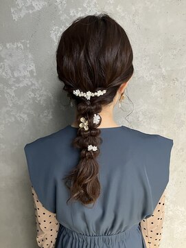 kotona【コトナ】 上品編み下ろしヘアセットお呼ばれヘアセット成人式ヘアセット