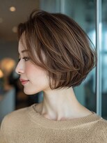 サンタフェ 柳津店(Santa'Fe)&nbsp;脱白髪染め/グレイカラー/レイヤーカット/白髪ぼかしカラー