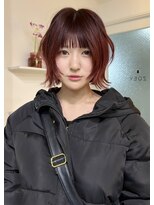 ゾーイダイミョウ(ZOEY daimyo)&nbsp;福岡　暖色カラー　ワインレッド