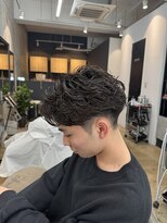 アロー 船橋店(AROH) MEN’S HAIR/サーフカール/刈り上げセンターパート/船橋