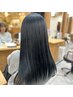 ☆【あずみ指名】カット+暗髪艶カラー ¥7150