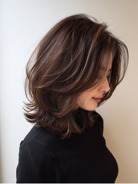シュモレアズ 北習志野(shumore az) ミルクティーブロンド/ダークブルー/デジタルパーマ/北習志野