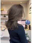 大人上品なレイヤーミディアム