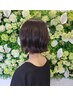 カット+オーガニックカラー¥12000(全体/白髪染め可)