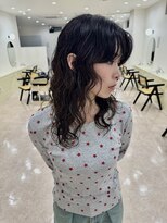 モト 船橋(moto)&nbsp;ダークブラウン×韓国風ウェーブレイヤー