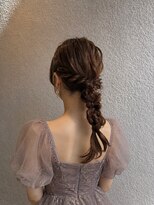 アールジービーガレージ(RGB garage)&nbsp;編みおろしアレンジ×大人かわいいヘアセット