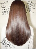 メルティブラウン/大人かわいい/ナチュラルストレート/表参道