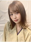 【GARDEN KOMAKI 】外ハネスタイリング簡単ボブハイライトカラー