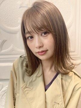 ガーデントウキョウ(GARDEN Tokyo) 【GARDEN KOMAKI 】外ハネスタイリング簡単ボブハイライトカラー