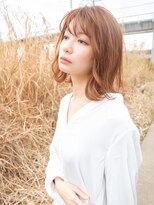 ジーテ(gite)&nbsp;アプリコットベージュボブ　「横浜/髪質改善/縮毛矯正」