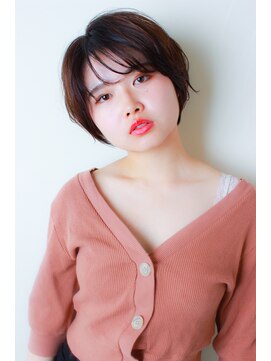 モリオ フロム ロンドン 大宮2号店(morio from London) 大人かわいいシースルーショートボブ