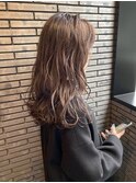 【loty川原一高】ほつれウェーブ×グレージュ
