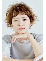 ビートス(BEAT S)&nbsp;マッシュショート×毛先パーマ×オレンジベージュ★