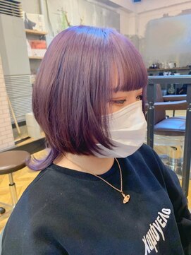 ラグシス ザ ヴィンテージ(LUXIS THE VINTAGE) マッシュウルフ×ラベンダーパープル