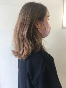 ピエドプールポッシュ(PiED DE POULE POCHE) ナチュラルグレージュ