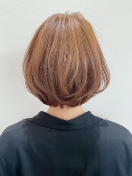 ヘアーアンドスパ フェリーチェ ミチ 野田屋町店(HAIR&SPA felice MICHI) 【felice MICHI浅野祐輔】ふんわり丸みショートボブ