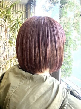 ヘア イノウエ HAIR INOUE 桜ピンク