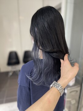 アライブ ハラジュク(ALIVE harajuku) ブルーシルバーインナーカラー ryota