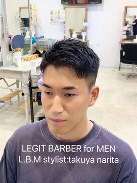 レジット メンズ ヘアサロン(LEGIT MEN's HAIR SALON) アップバング ショート