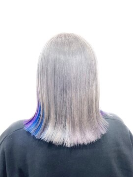 ホワイト 梅田(white) *シルバー系*ブルー×バイオレット