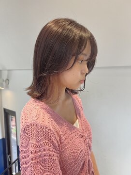 トレス(TRESS) レイヤーボブ　外ハネレイヤー　インナーカラー