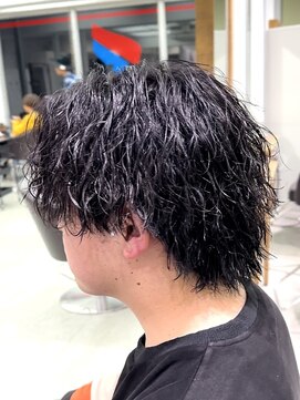 オーシャントーキョー ウエスト 心斎橋(OCEAN TOKYO WEST) 波巻きパーマメンズツイストスパイラルパーマツーブロック