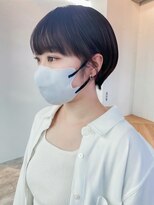 アイティー バイ アルバム 中野店(IT by ALBUM) マッシュショート_前髪パーマグレーベージュ_ba458161