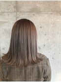 【kate 大宮】オリーブブラウン×外ハネセミロング