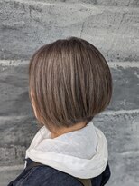 サロンレイビューティー(SALON Leh BEAUTY) 【Leh】白髪を染めない白髪染め、完成のミルクティーグレー