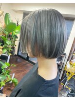 ヘアスタジオハレ(hair studio HALE)&nbsp;グレーカラー☆ショートボブ