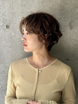 レスピア 銀座(Respia) ハンサムショート×パーマ