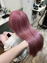 オーガスト ヘア ネイル(AUGUST hair nail)&nbsp;ハイトーン×サマーピンク