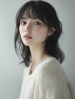 アルトリスト(Altruist Aging×HAIR&SPA)&nbsp;★ダークアッシュ大人ガーリーボブ着物ミディアムレイヤーカット