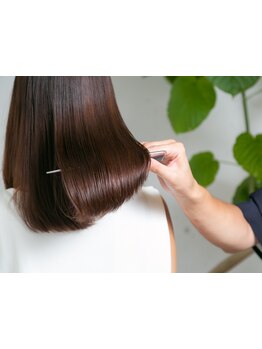 褒められるヘアに＊髪の芯から美しく…。大人女性のお悩みに徹底的に寄り添います◎髪質改善メニュー多数。