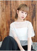 【La fith】切りっぱなしボブ×ケアブリーチ