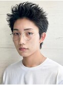 原宿/スパイキーショート/ツイストパーマ/メンズパーマ/眉カット