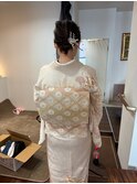 七五三参りの着付け&ヘアアレンジ