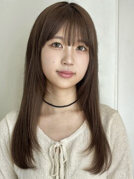 ローネス ギンザ(LONESS ginza) レイヤーカット/ベージュカラー/マロンベージュ/くすみベージュ